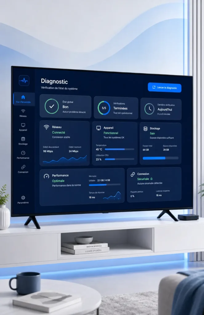 Écran TV iptv