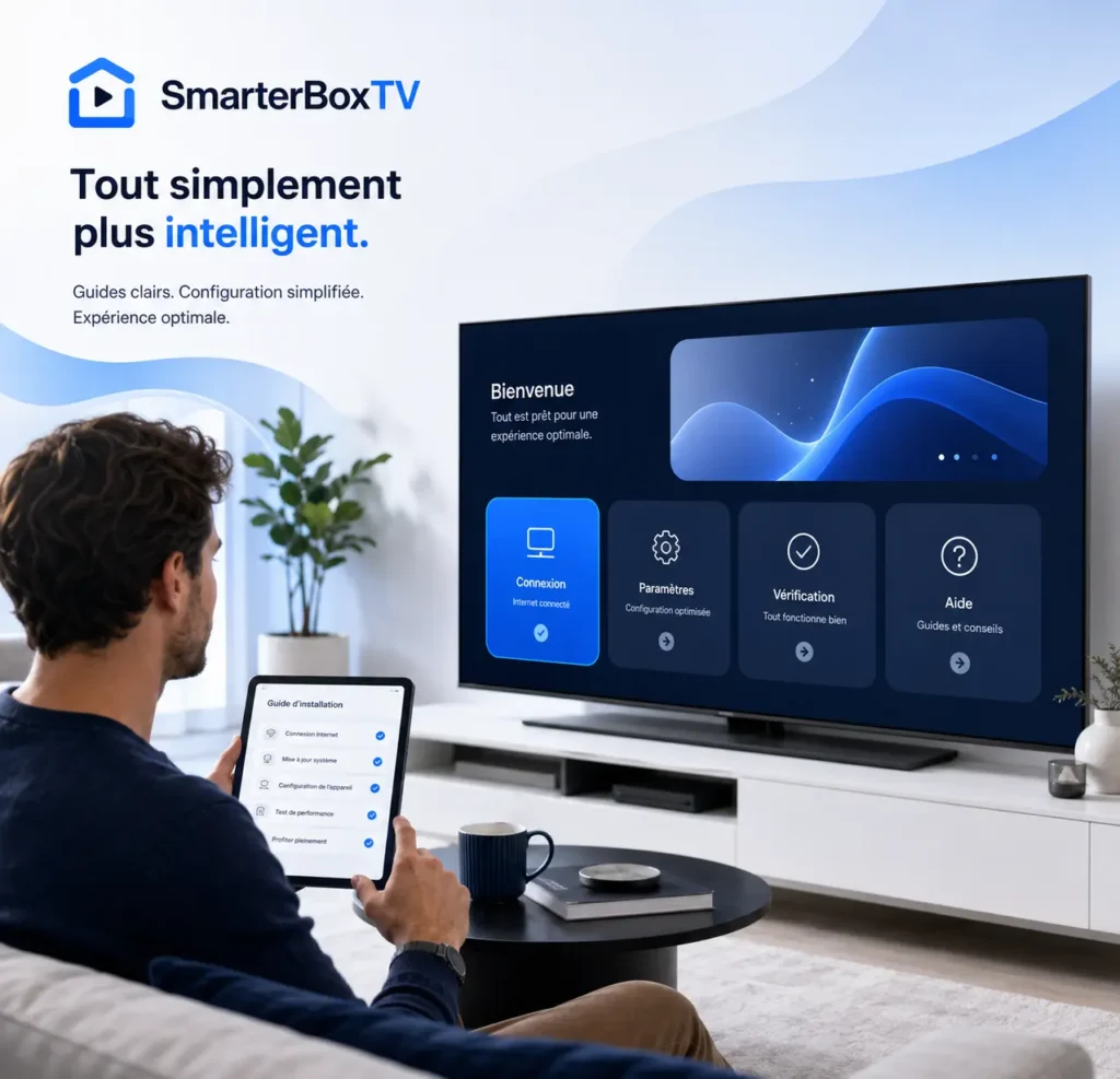 Mission éditoriale SmarterBoxTV pour Smart TV et IPTV