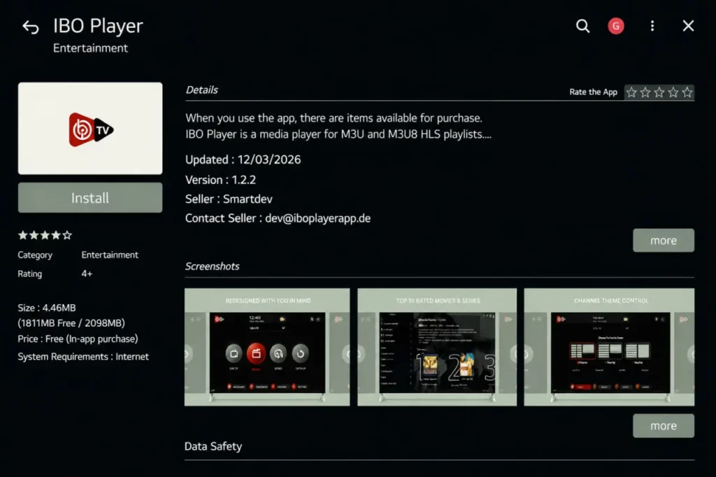 ibo player installation sur smart tv