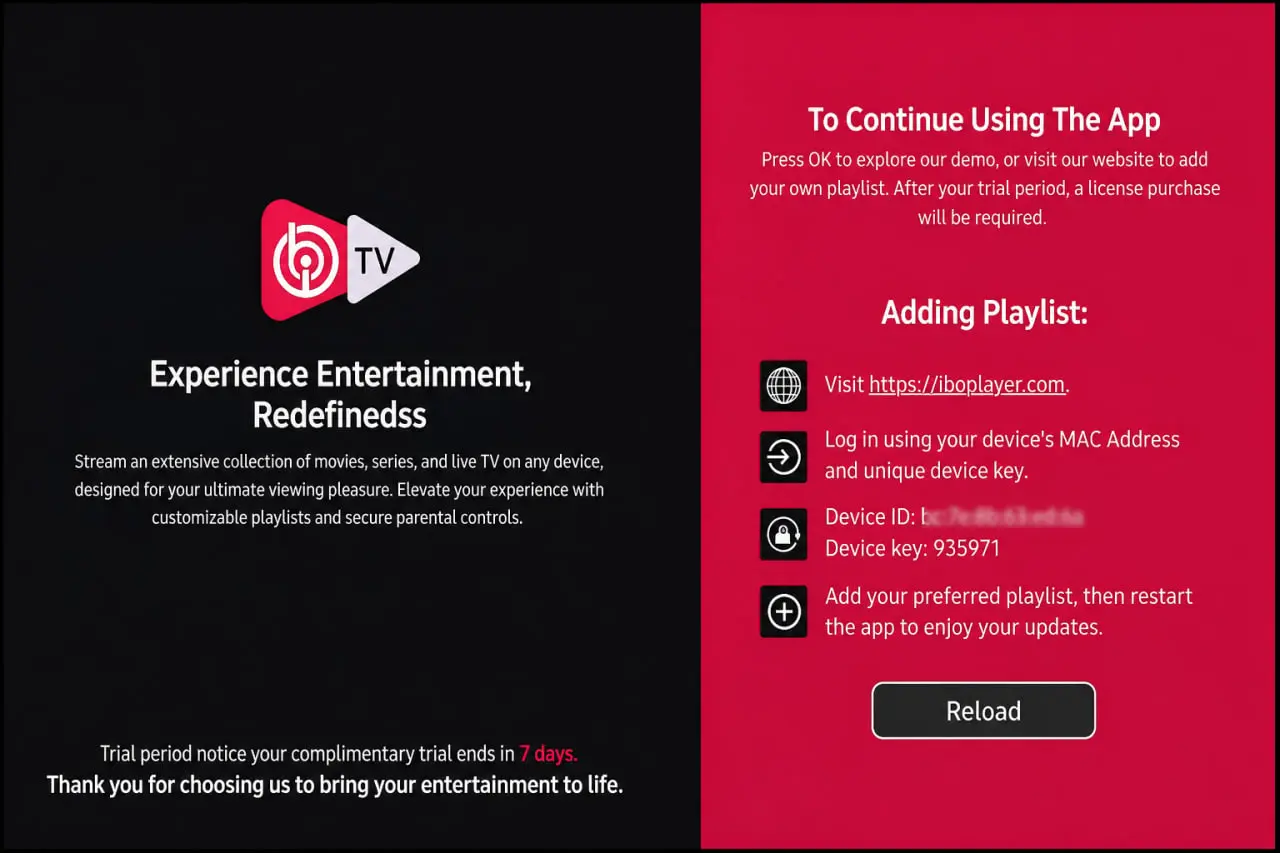 mac address ibo player IPTV