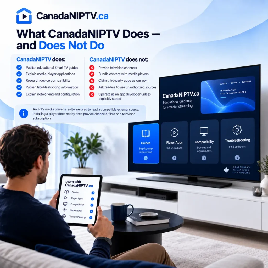 What CanadaNIPTV Does — and Does Not Do
